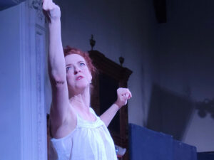 Lady Macbeth (Meg Elliott) calls on the spirits.